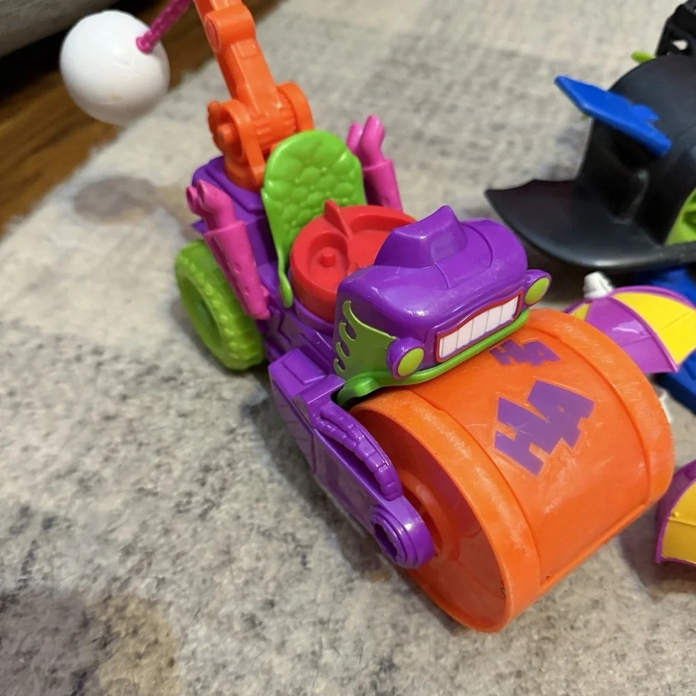 Imaginext DC‎ Super Friends Batman Joker Vehicle Lot Batwing Joker Steam